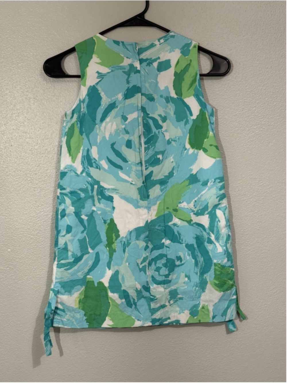 Lilly Pulitzer Girls First Impressions Poolside Blue Shift Dress 8 Holy Grail - Picture 4 of 5